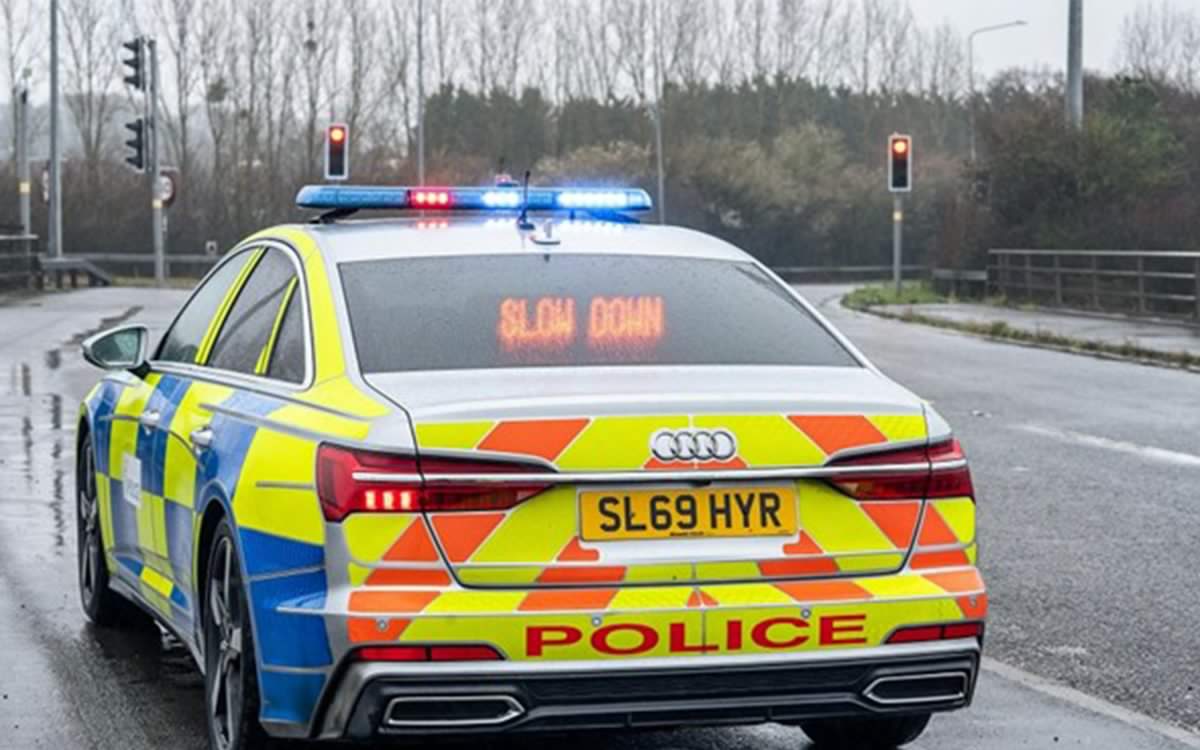 Police break up car meet at Beckett's Farm after excessive speed and heavy traffic on the A435