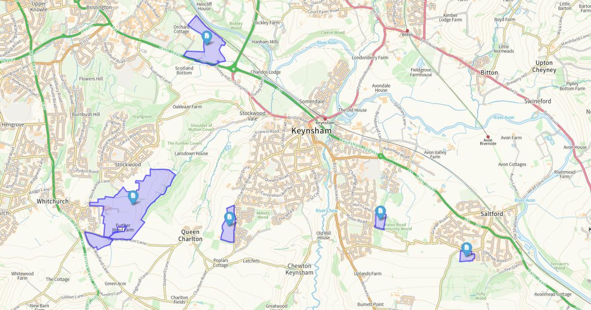 Developers lay out plans for 2,000 new homes around Somerset town