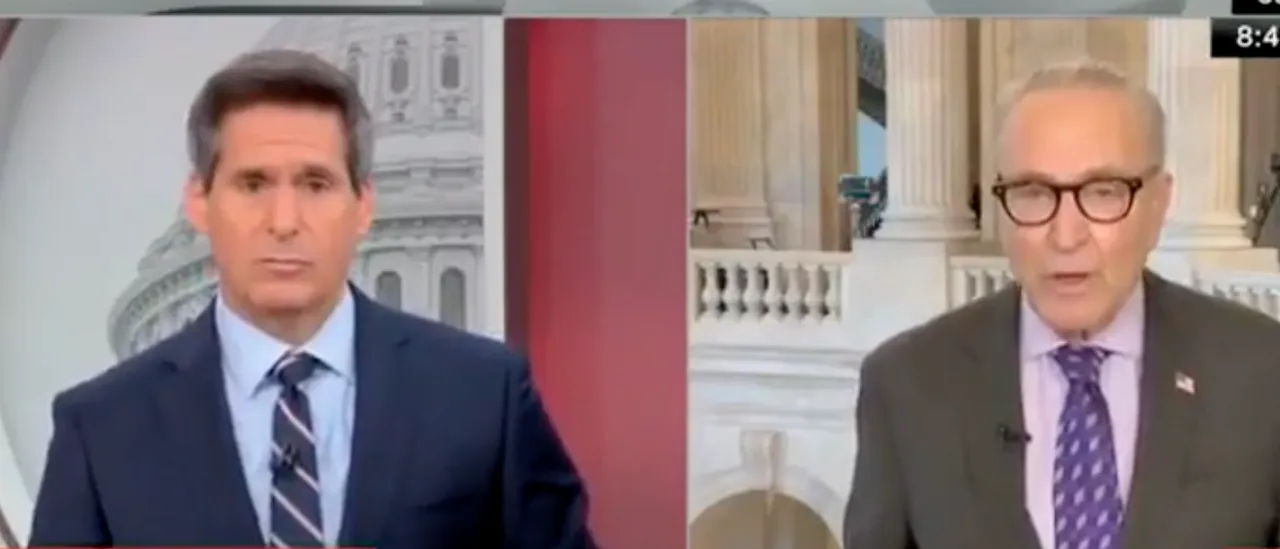 ‘That Was You Three Times’: CNN’s John Berman Confronts Chuck Schumer For Previously Opposing Government Shutdowns