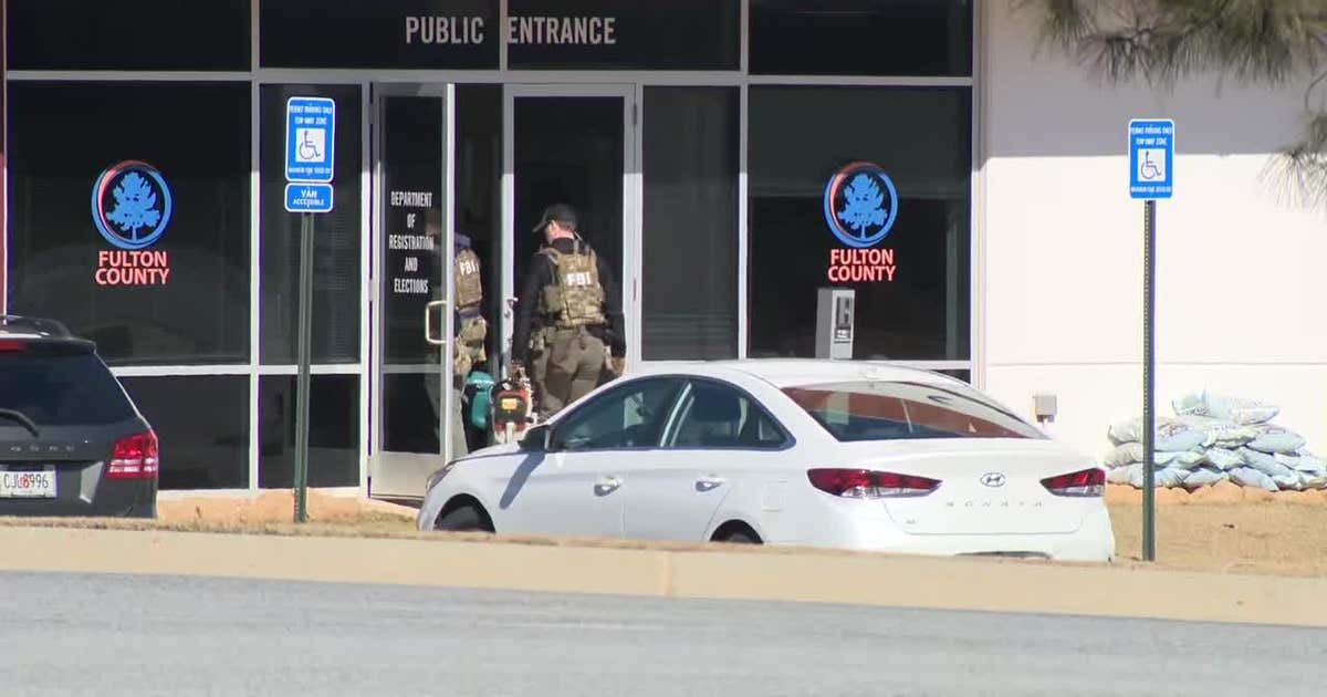 Fulton County, GA officials are briefing the public after the FBI raided election offices yesterday because Piggy still wants to "find" votes from 2020. 11am Eastern [Live]
