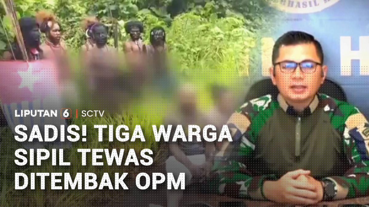 Sadis! Tiga Warga Sipil Tewas Ditembak OPM