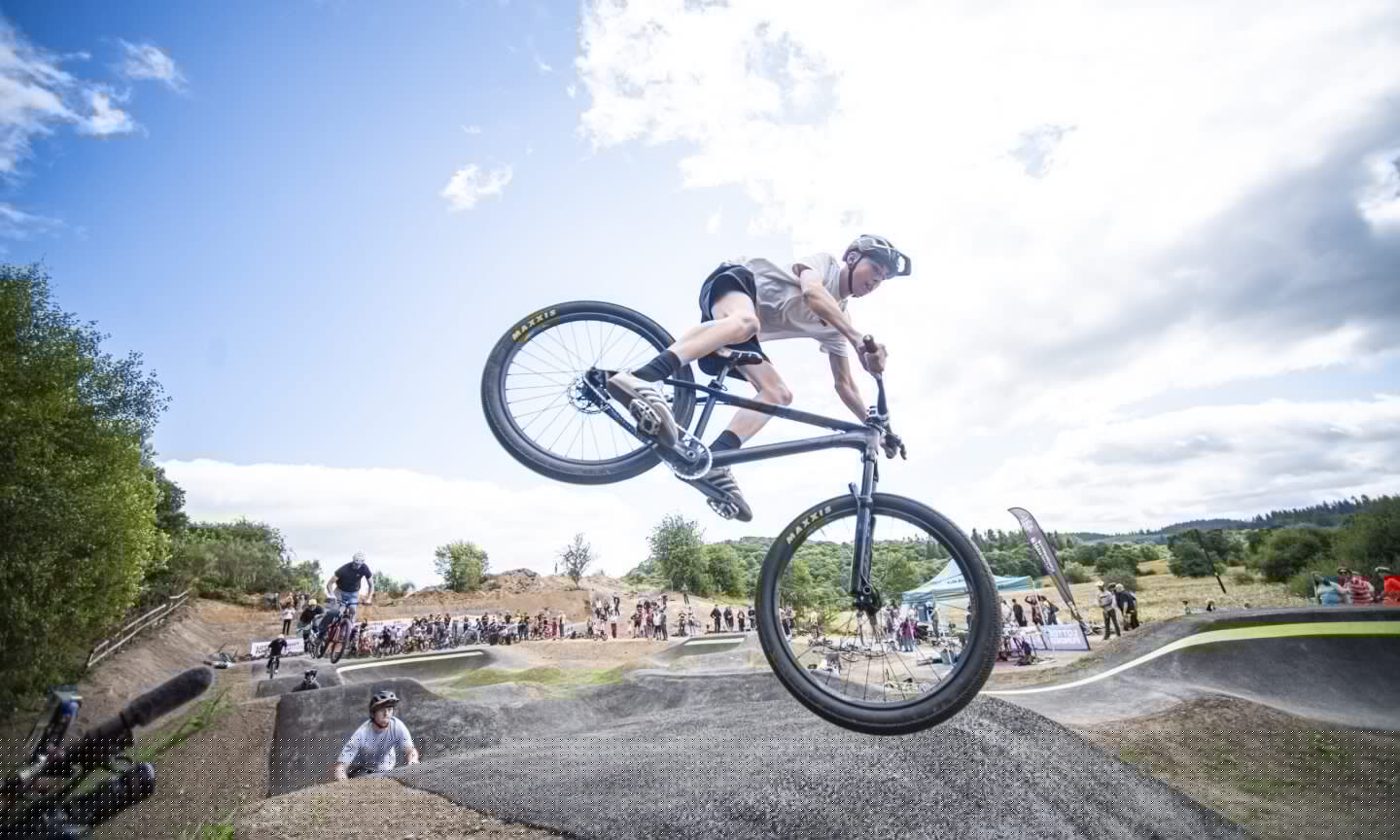 Best pictures as new pump track opens in Aberfoyle