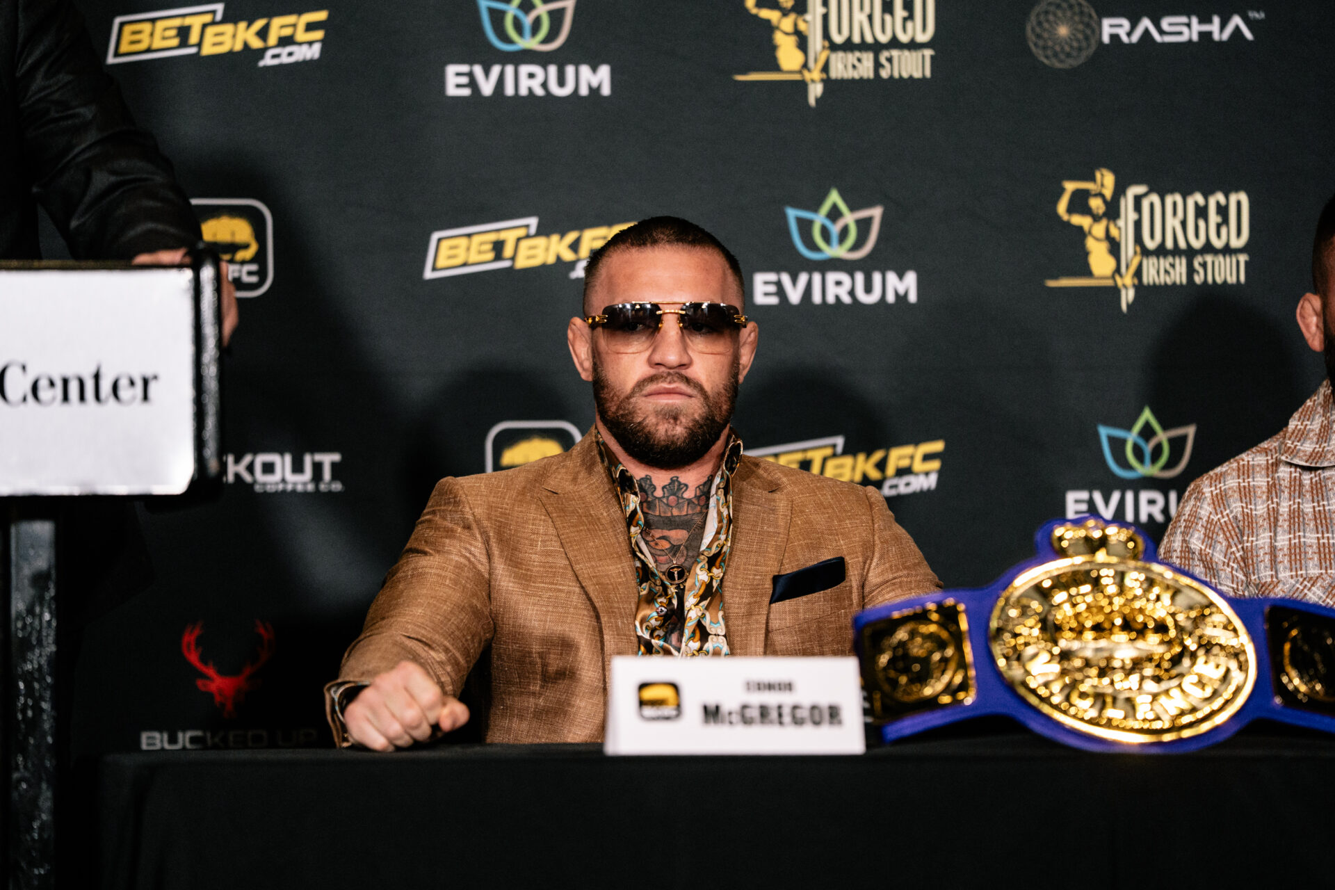 Conor McGregor sparks heated argument with Mike Perry after threatening to fire face of BKFC again