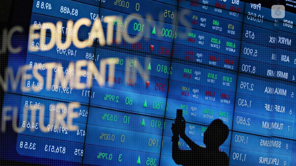 IHSG Hari Ini Berbalik Arah Melemah ke 6.343, Mayoritas Sektor Saham Lesu