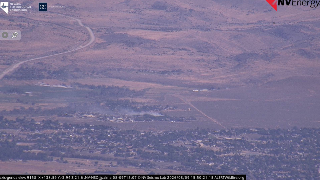 Structure fire in Gardnerville Ranchos area starts vegetation fire