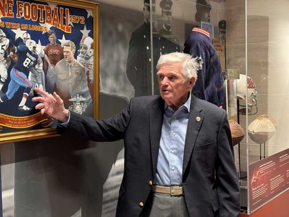 Marine Football History Honored at Quantico