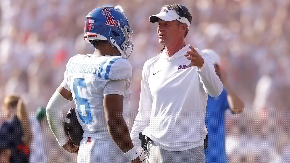Lane Kiffin 'Gets Too Much Credit for' Trinidad Chambliss' Success at Ole Miss, Says Rival SEC Coach