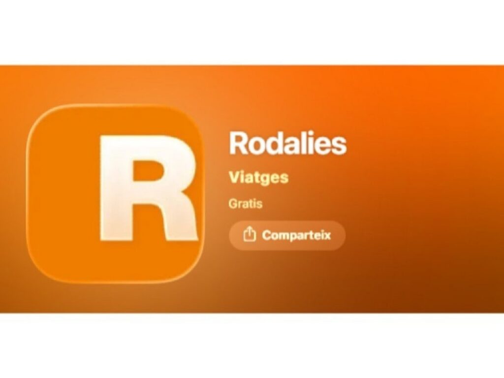 Rodalia presenta una nova aplicació mòbil amb informació en temps real i intel·ligència artificial