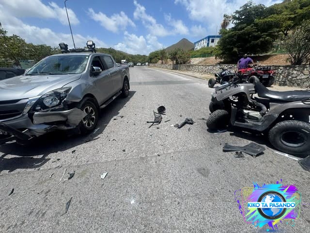 KPSM responds to traffic accident Involving Atv and pickup truck