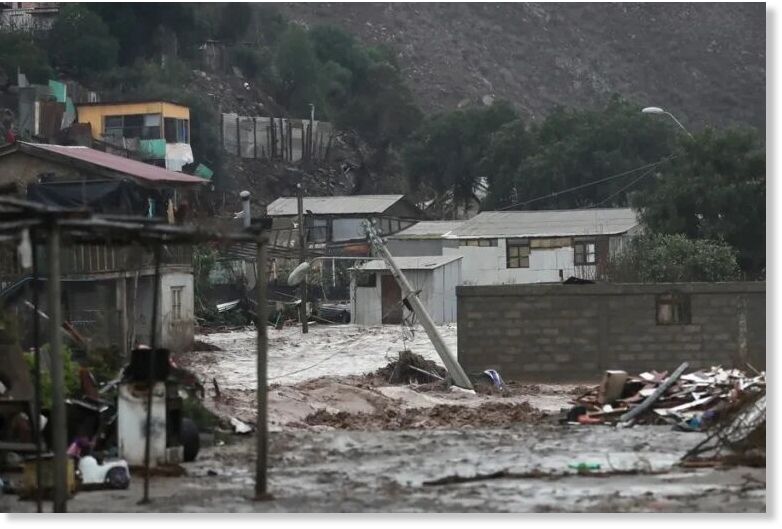 Chile flood emergency as deadly storm hits