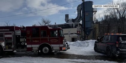 Crews respond to Ethan Allen plant fire in Orleans