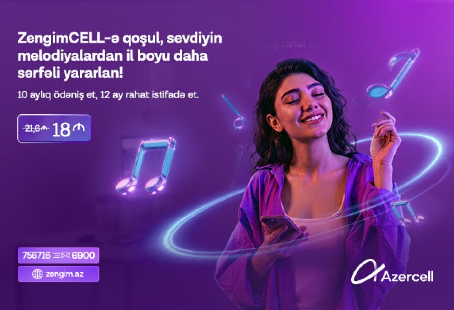 Azercell launches annual subscription for ZengimCELL service