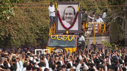 Ajit Dada Amar Rahe: Slogans, tears as villagers mourn Pawar at his home