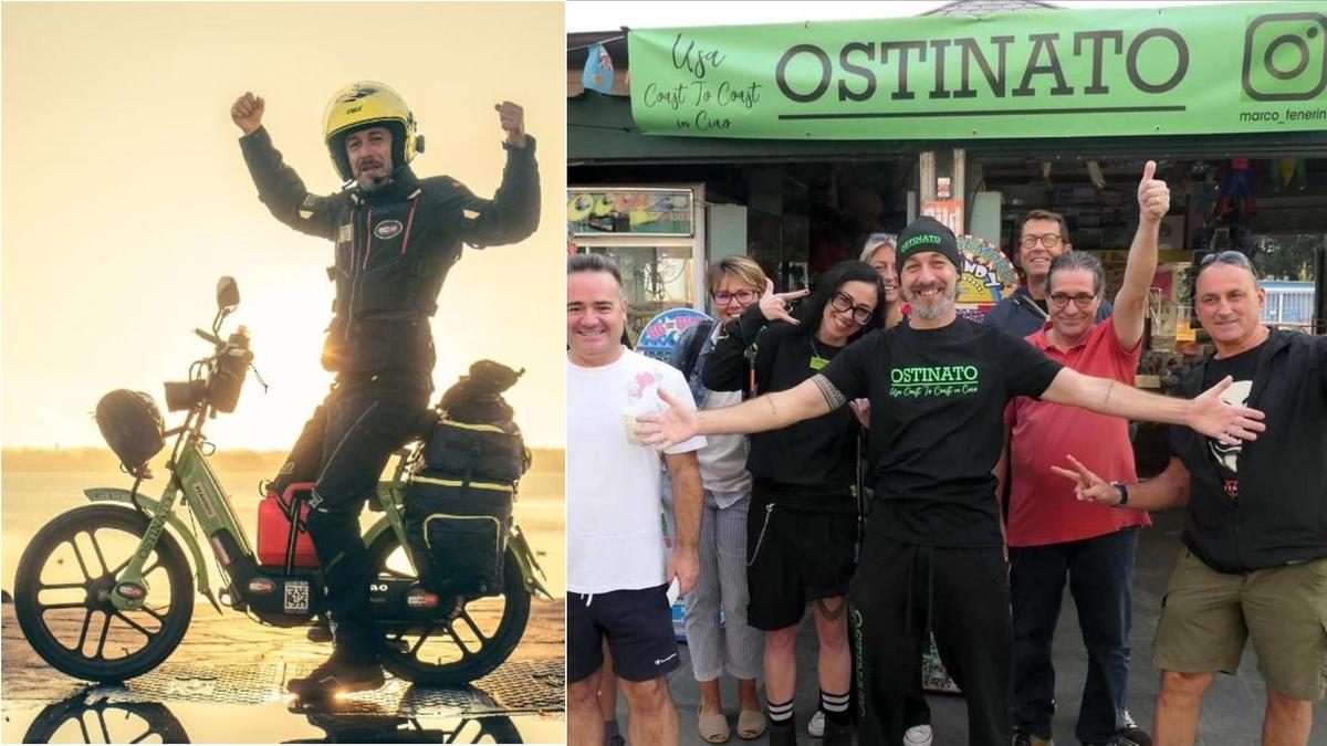 Viareggio-Dakar in sella al Ciao, la nuova impresa di Marco Tenerini