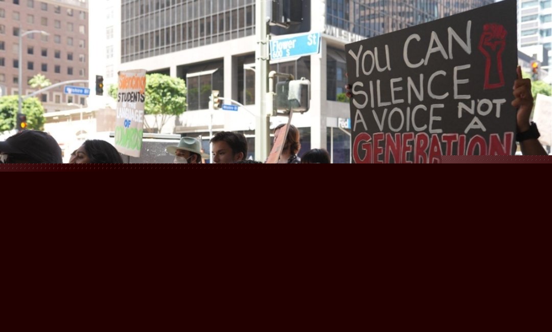 Los Angeles Vigil Expresses Solidarity With India Student Protestors