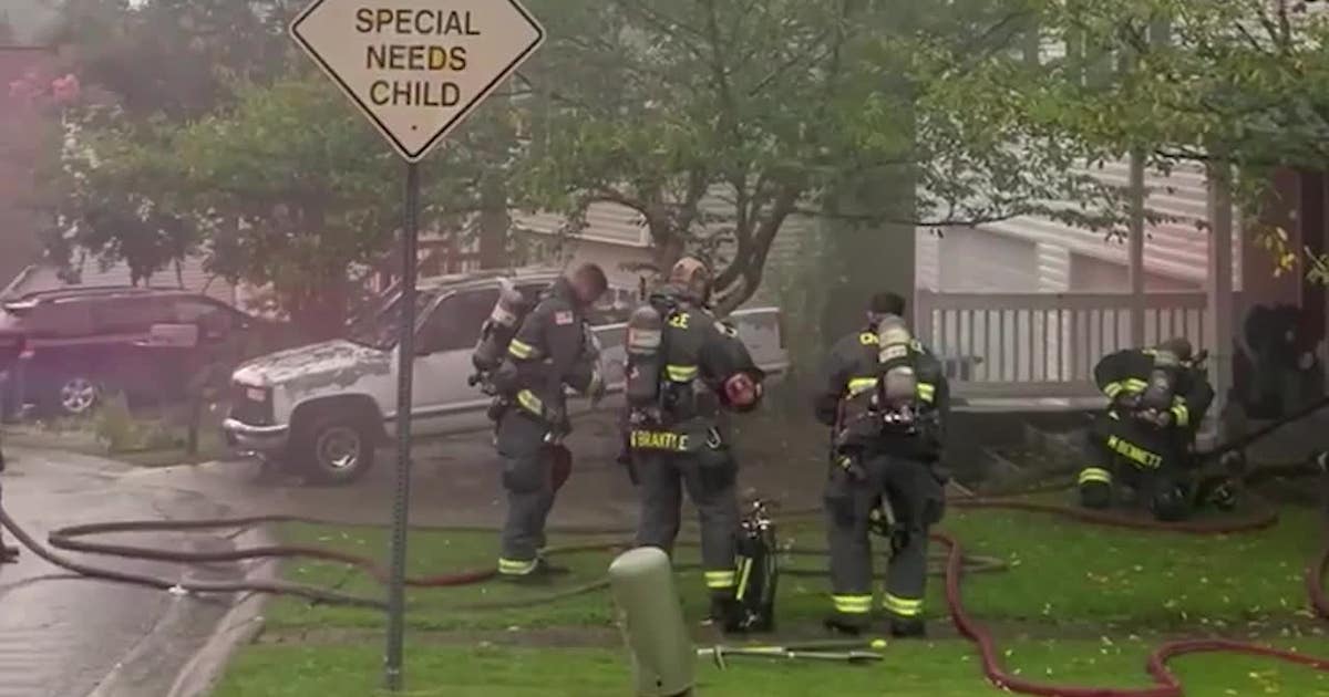 Mother, daughter escape Canton home fire after lightning strike