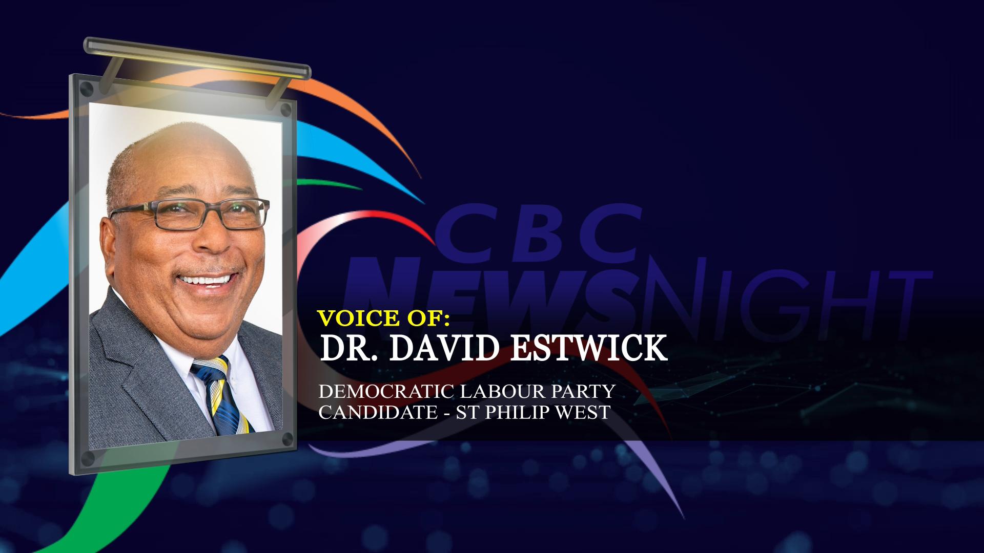 Estwick: “At no time in my speech did I attack any woman”.