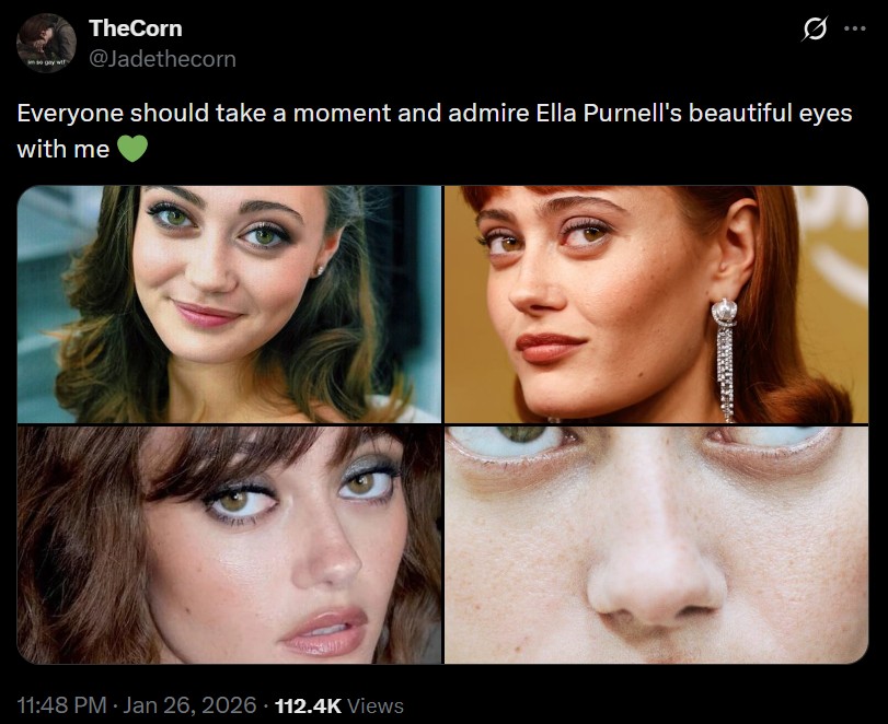Ella Purnell's Eyes - Ella Purnell Eye Appreciation
