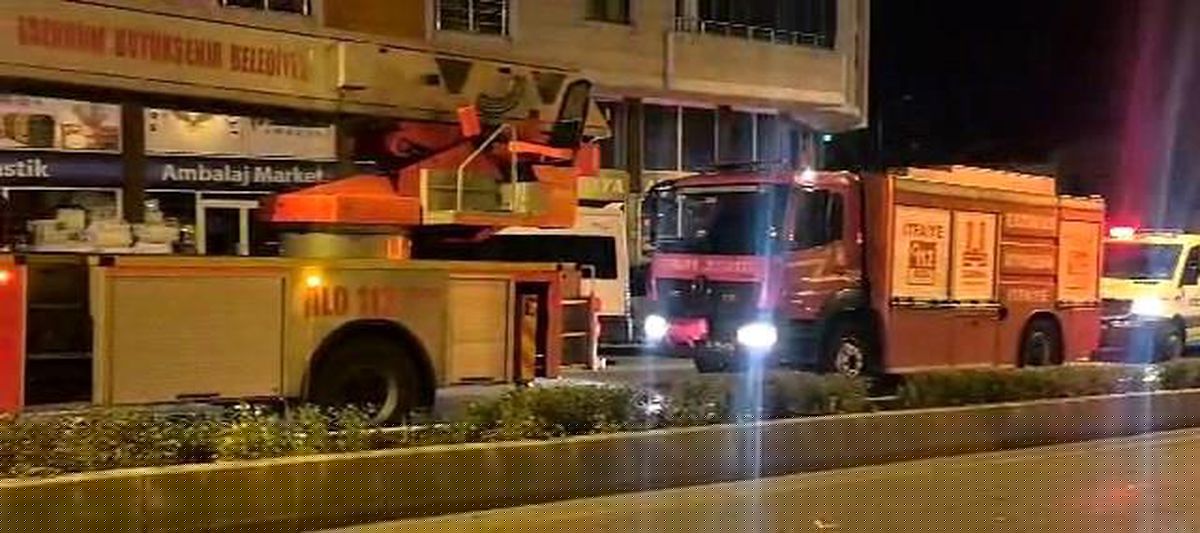 Erzurum'da Ocakta Unutulan Yemek Polisi Alarma Geçirdi