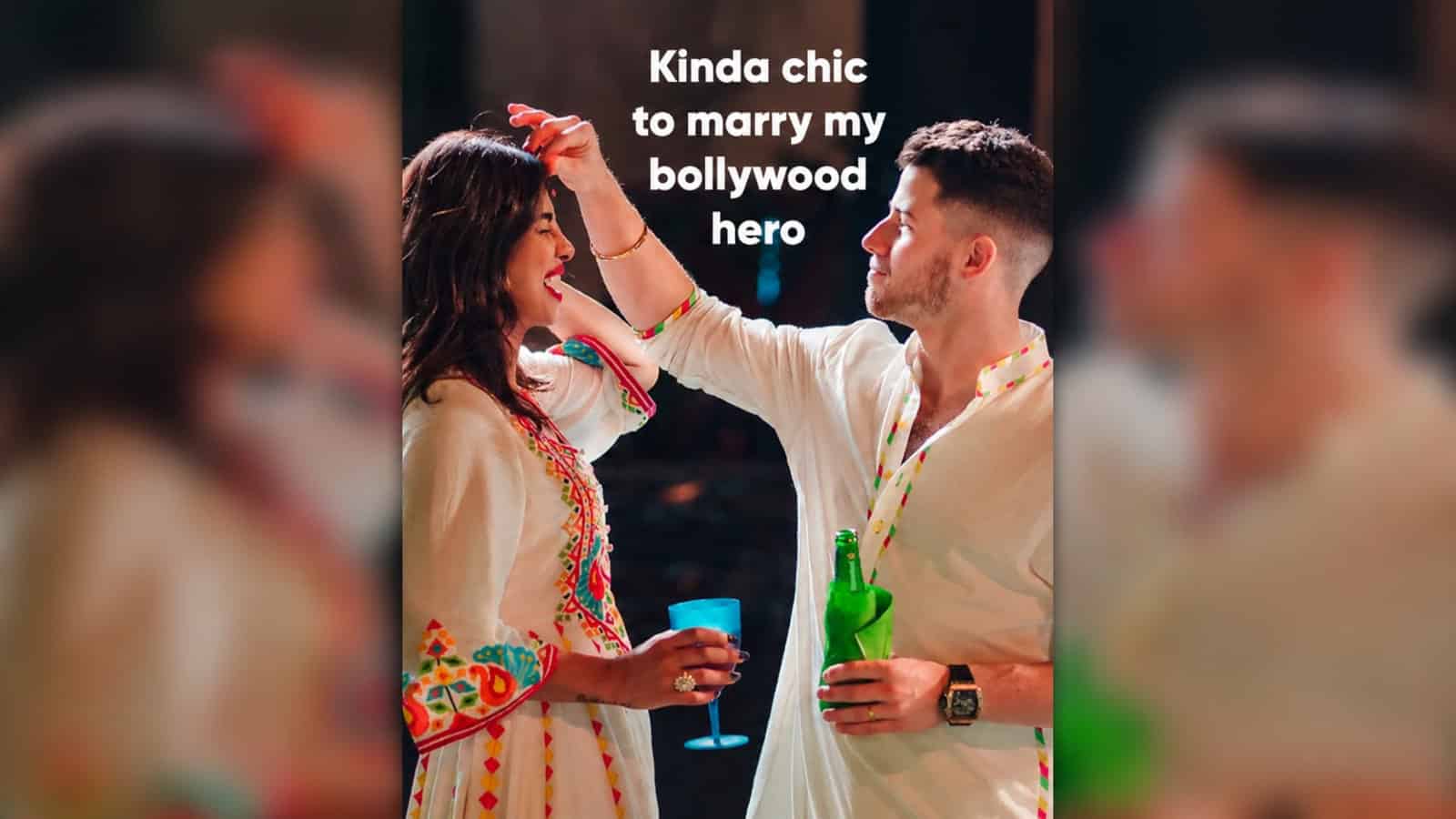 Watch: Priyanka Chopra hops on viral ‘kinda chic’ trend