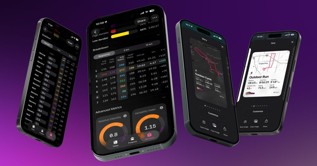 The Outsiders adds more detailed performance metrics, workout sharing, more