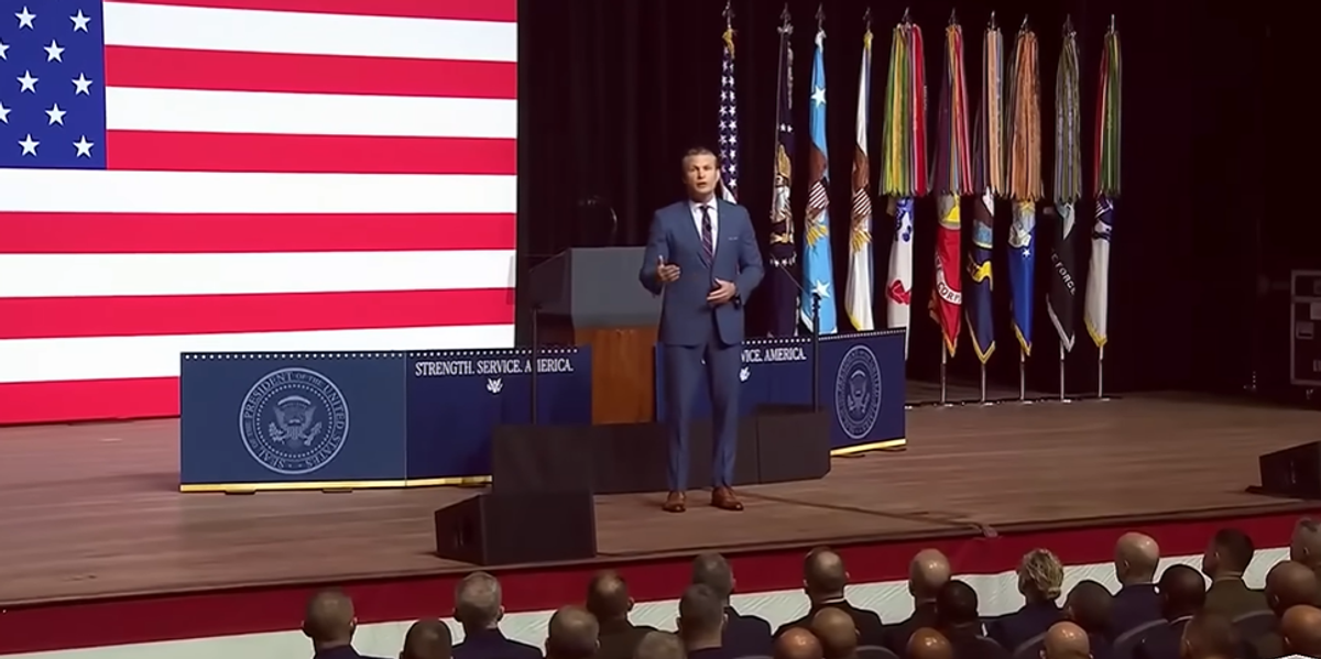 Flag Officers Unmoved By Hegseth's Loud 'Cringey' Speech