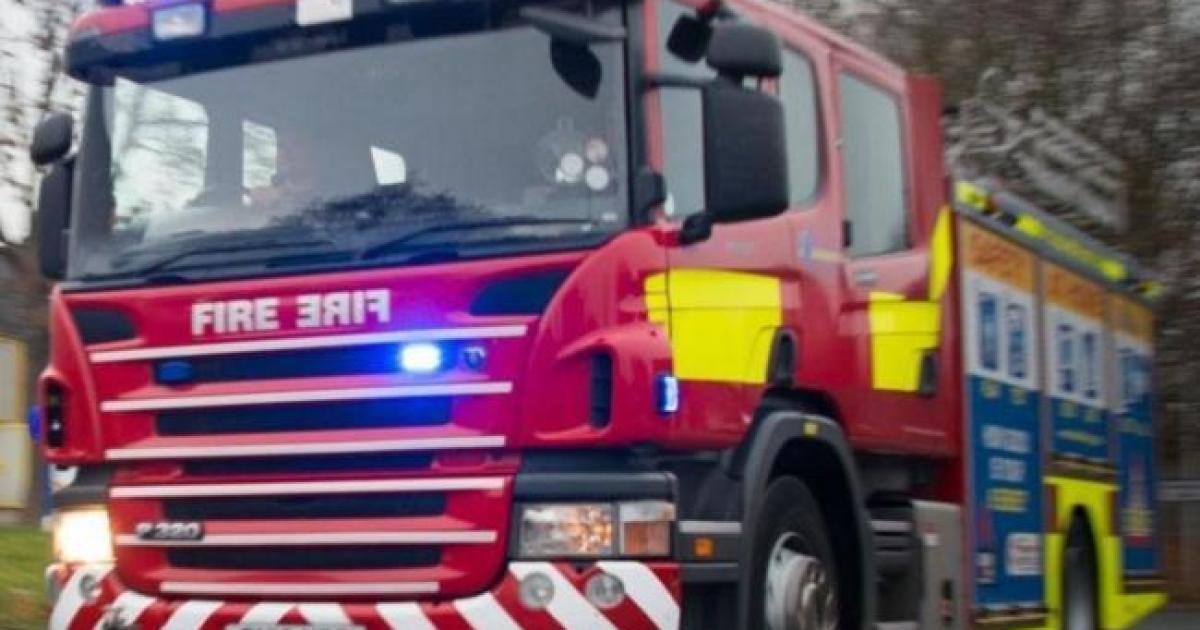 Firefighters called to scene of crash near Ellesmere Port after car overturns