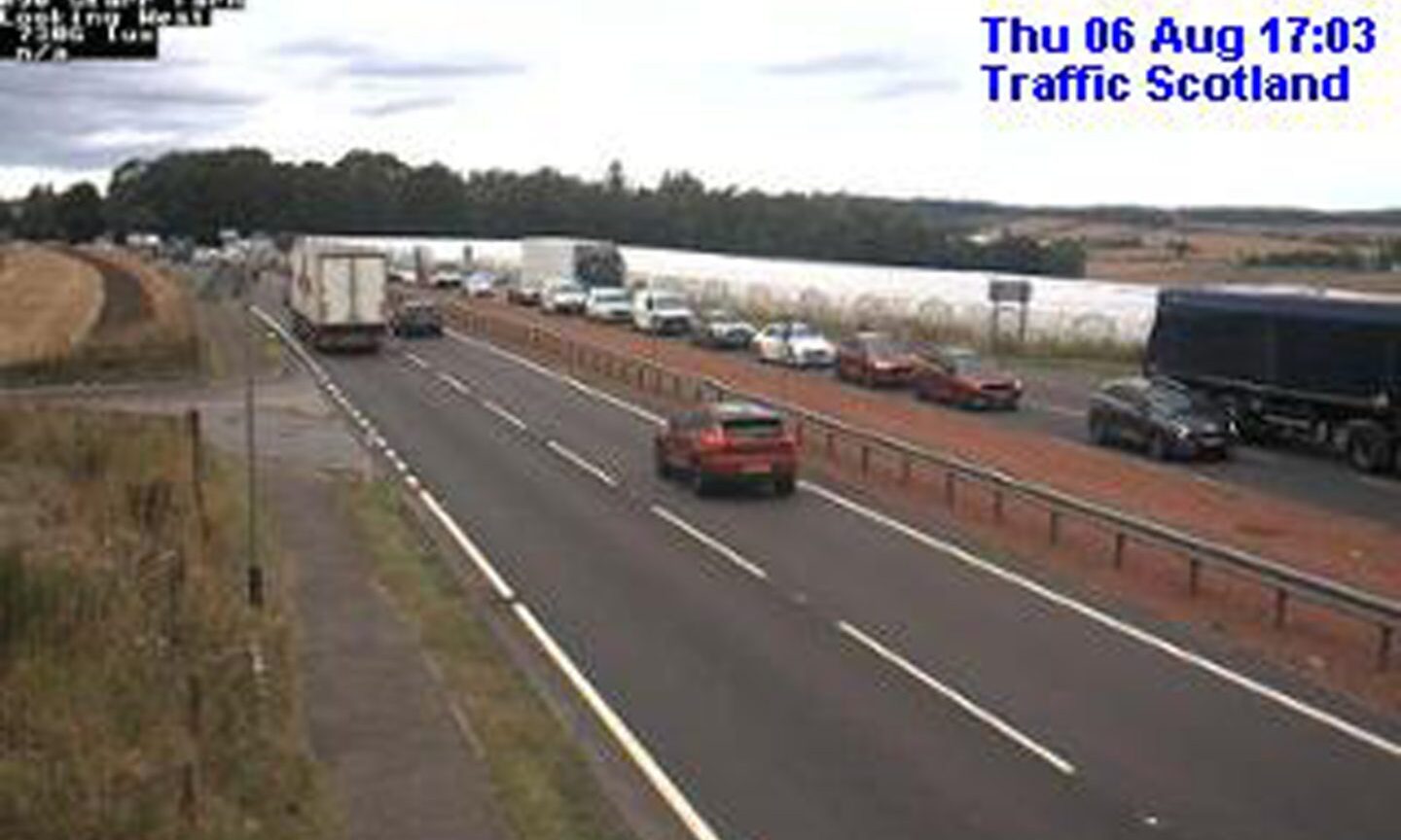 Traffic on Dundee’s Swallow Roundabout eases after 20-minute delays