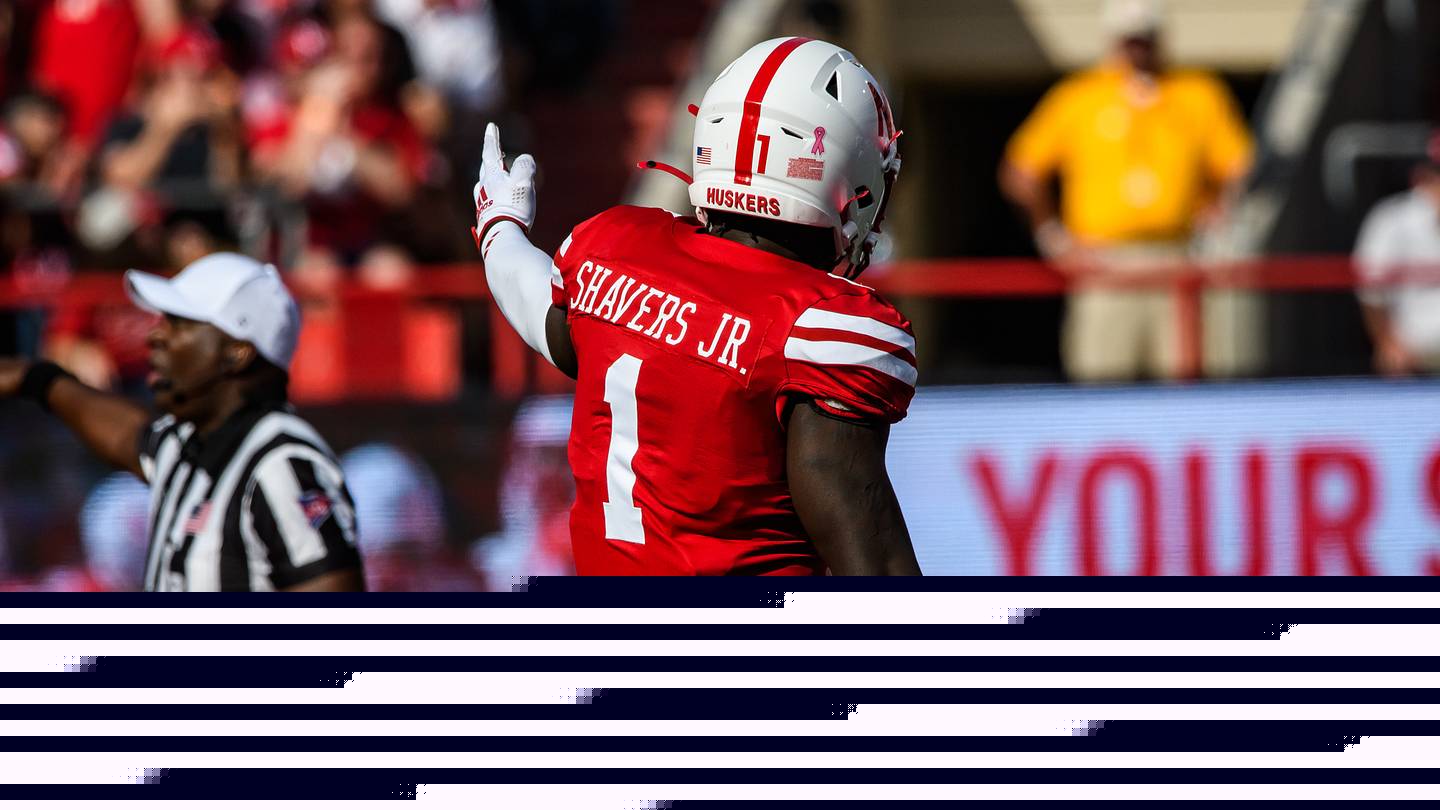 Nebraska Linebacker Vincent Shavers Jr.: We Want to Blitz, Force Fumbles and Play Violent