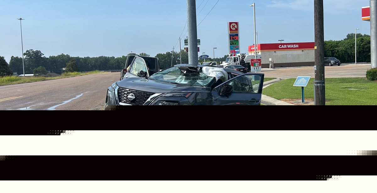 Two-car accident on Indiana and North Frontage Road sends one to the hospital
