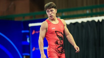 Kyrgyzstani loses bout for bronze medal to Egyptian, who is trained by ex-coach of national Greco-Roman wrestling team of Kyrgyzstan