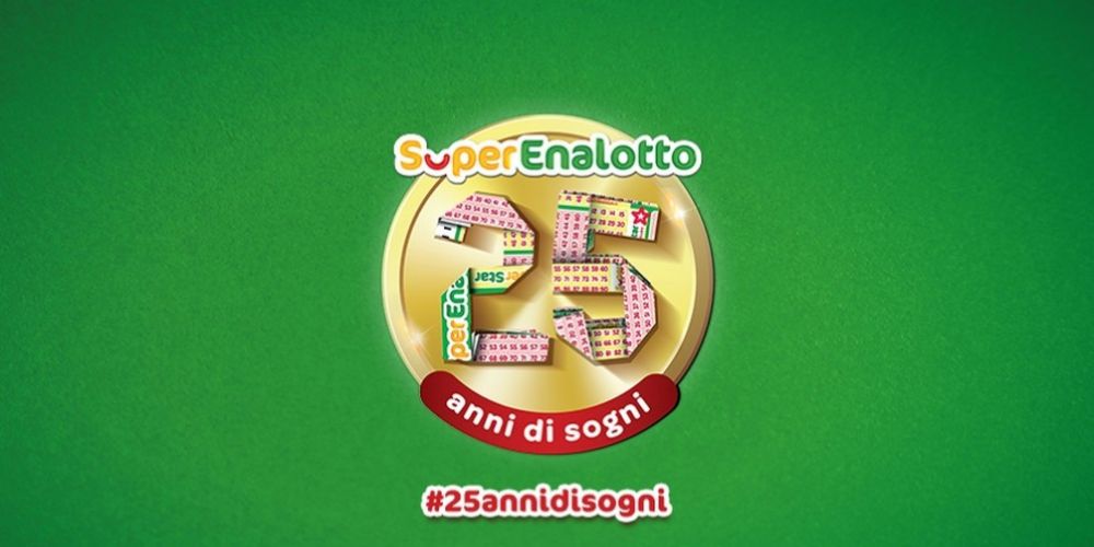 Lo scorso 3 dicembre la lotteria di SuperEnalotto ha compiuto 25 anni!