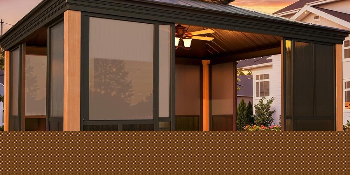 Amazon Just Quietly Dropped a "Pop-Up Sunroom" That Looks Like a Custom Backyard Build