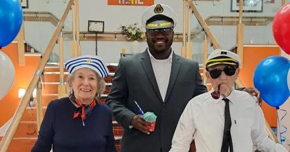 Care home in West Yorkshire transformed into cruise ship for day of summer fun