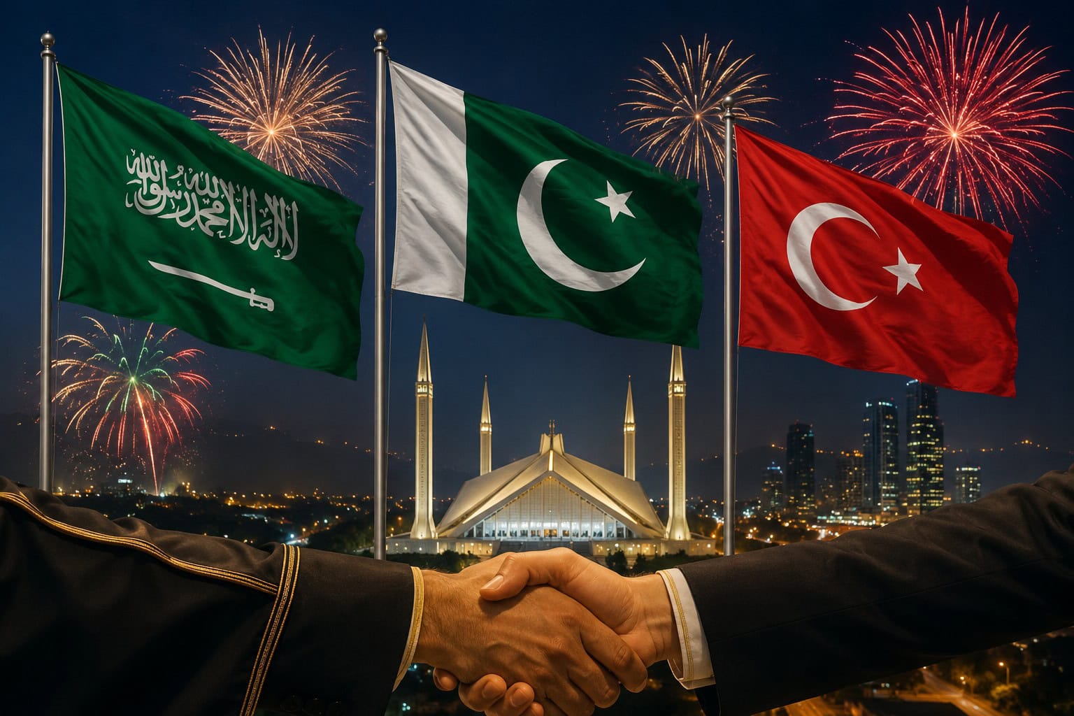 Islamabad to Host Fireworks to Mark Makkah Defence Agreement