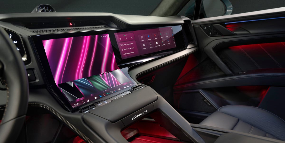 2026 Porsche Cayenne EV Interior Revealed with Screens Galore
