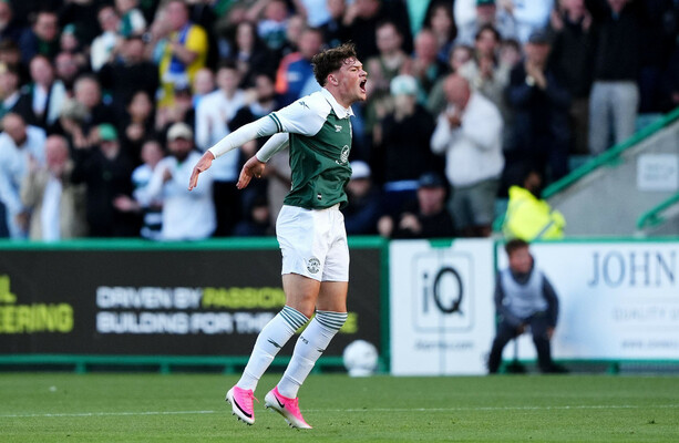 Owen Elding on target as Hibernian overturn first-leg deficit to march on in Europe
