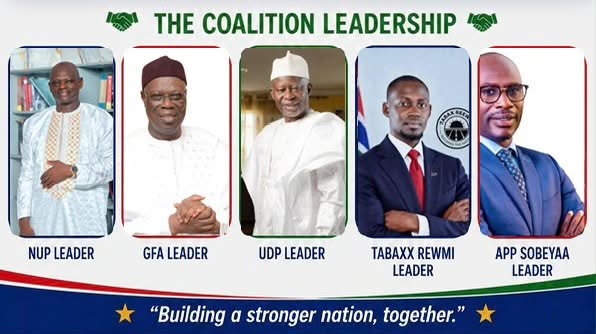 Six parties unveil ‘CHANGE’ coalition ahead of Dec polls