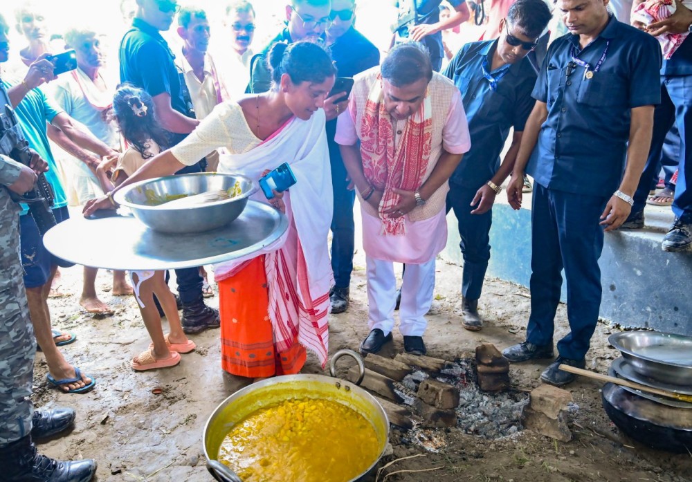 Assam CM visits flood-hit Darrang, orders rebuilding of breached embankments