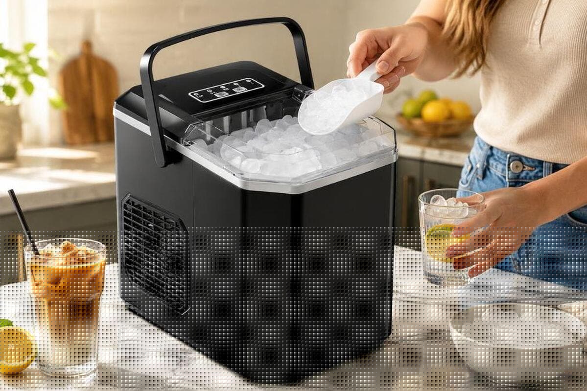 Prête en un éclair : craquez pour cette machine à glaçons Amazon à seulement 84,49 €