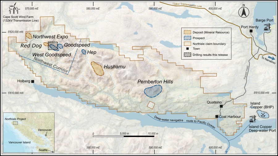 Northisle Announces Continued Growth of West Goodspeed Target to over 1.2km Strike with Additional High-Grade Intervals