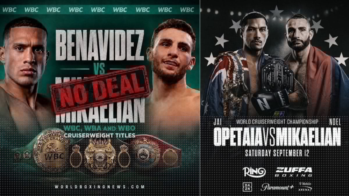 Noel Mikaelian Walks Away From David Benavidez, WBC Title for Zuffa