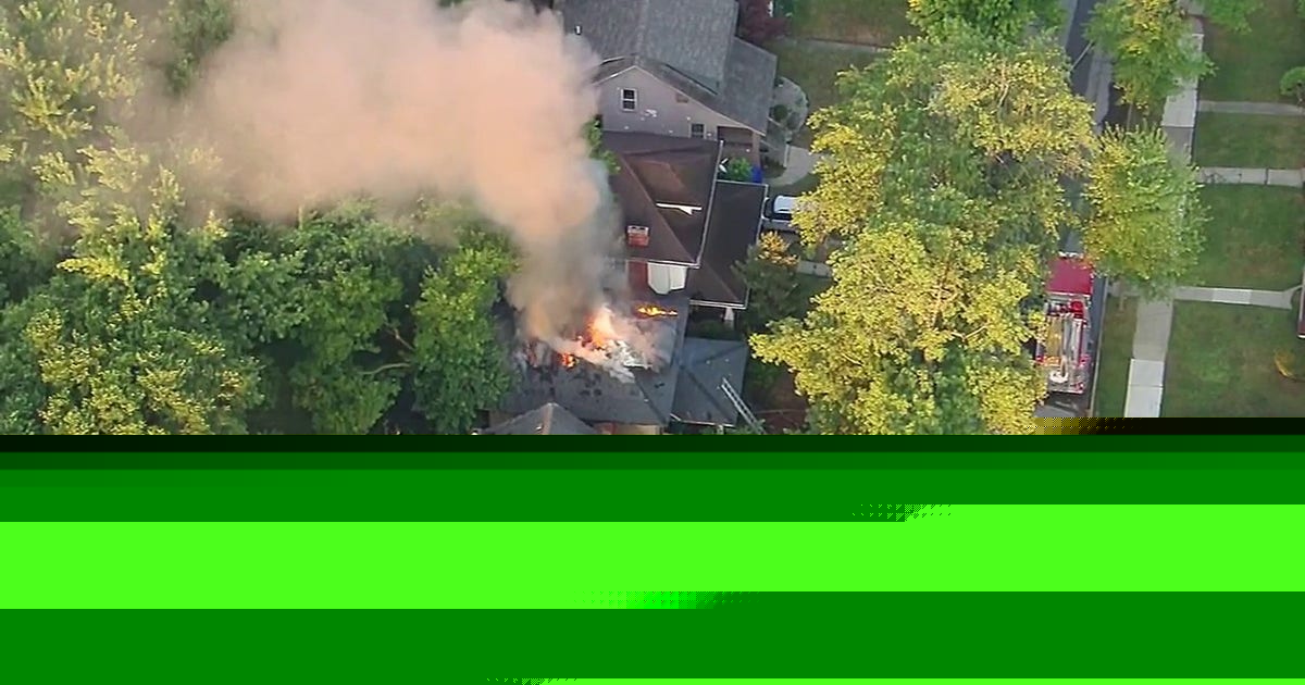 Watch: Firefighter crews battle house fire in Highland Park