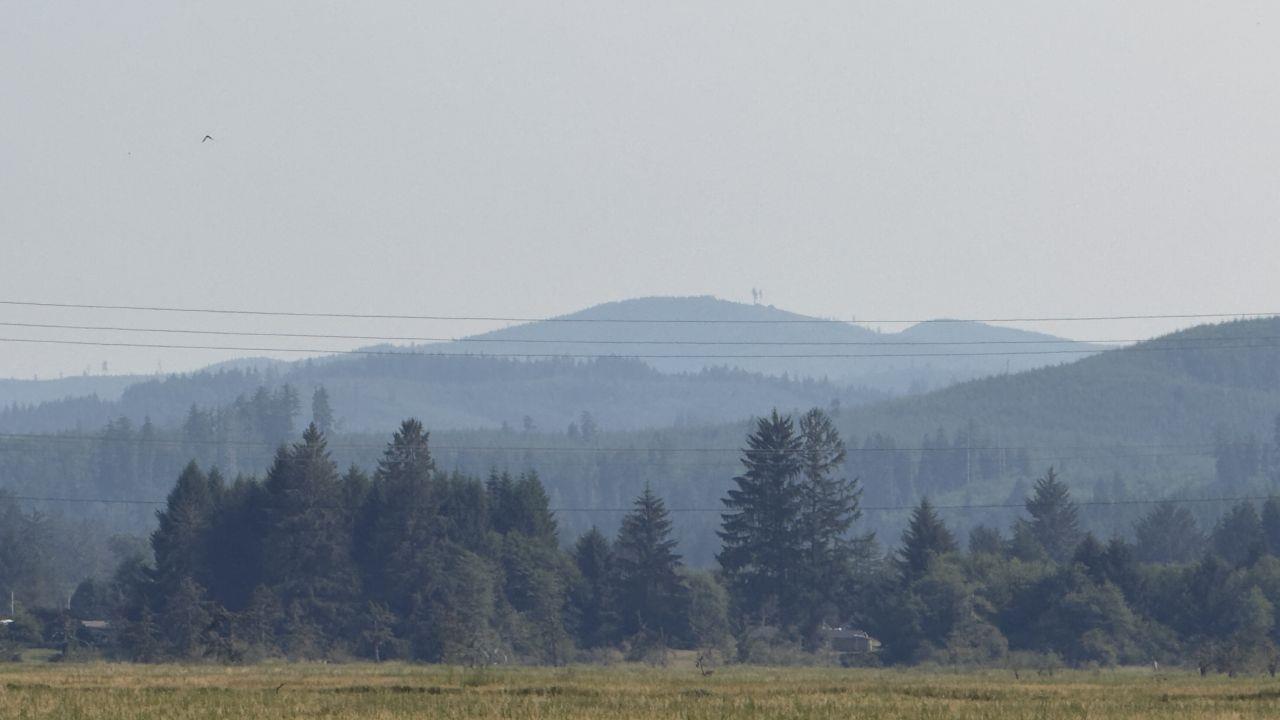 Western Washington including Pacific County getting Wildfire smoke