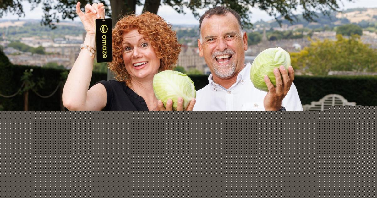 Dad-of-two wins dream £4m Somerset mansion - and celebrates with a cabbage