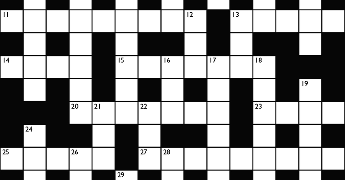 Crossword No. 1741
