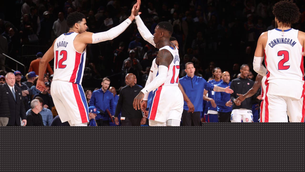 Pistons snap NBA-record, 15-game postseason losing streak, beating Knicks 100-94 in Game 2