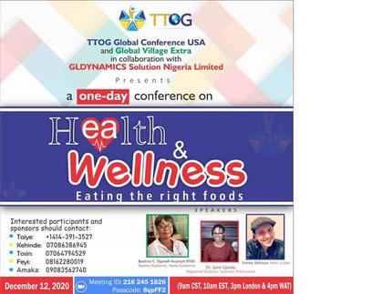 TTOG, Global Village Extra, GLDYNAMIC Solutions To Hold Wellness Conference