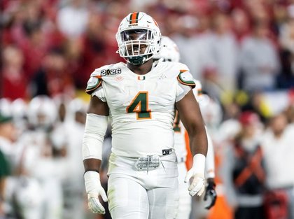 Miami’s Rueben Bain Jr. wins Ted Hendricks Award