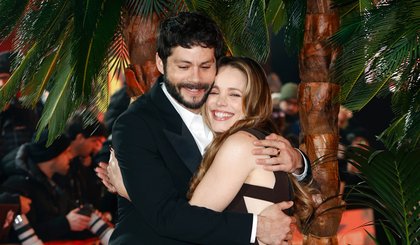 Rachel McAdams Wears Form-Fitting Sequin Dress to 'Send Help' London Premiere, Hugs It Out with Dylan O'Brien